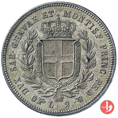 2 lire 1834 (Torino)