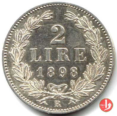 2 lire 1898 (Roma)