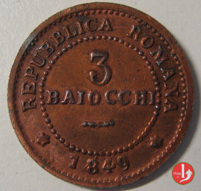 3 Baiocchi 1849 (Roma)