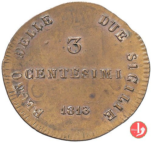 3 centesimi 1813 (Napoli)