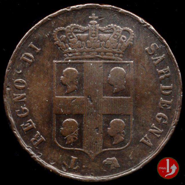 3 centesimi 1842 (Torino)