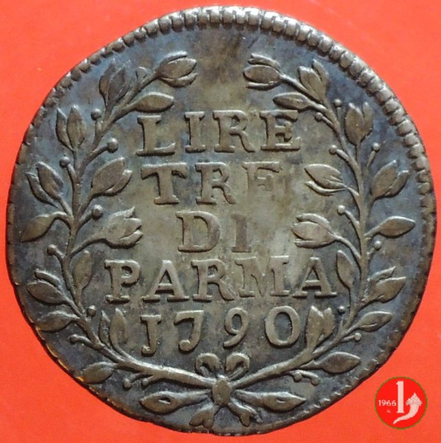 3 lire di Parma 1790 (Parma)