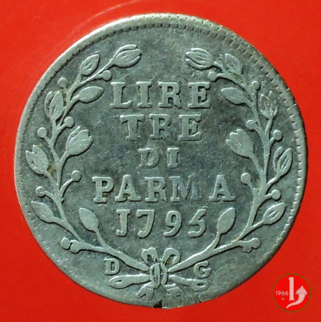 3 lire di Parma 1795 (Parma)