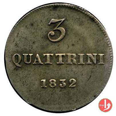 3 quattrini 1832 (Firenze)