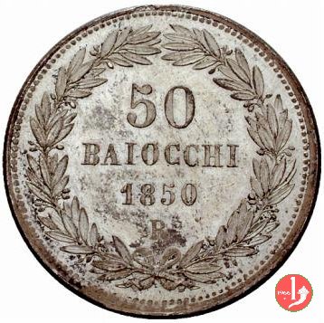 50 baiocchi (1/2 Scudo) 1850 (Roma)