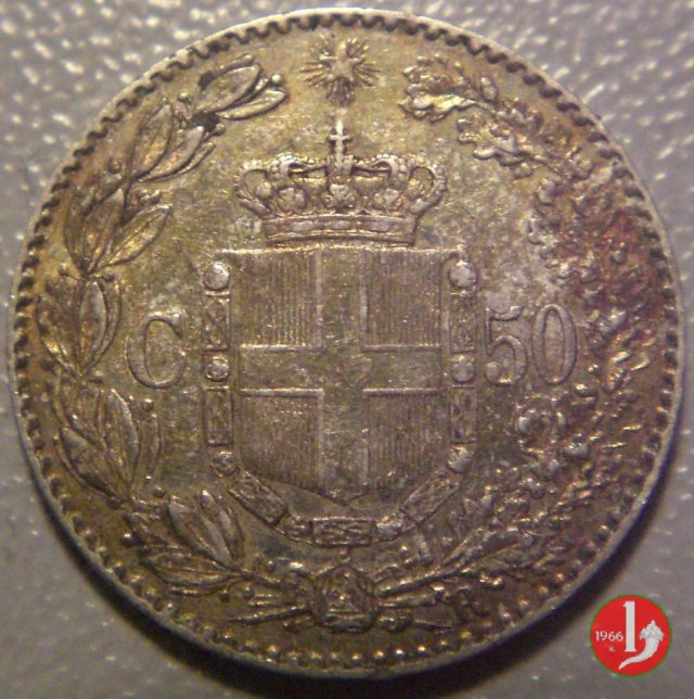 50 centesimi 1892