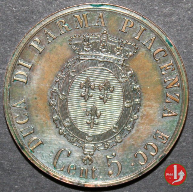 5 centesimi 1854 (Parma)