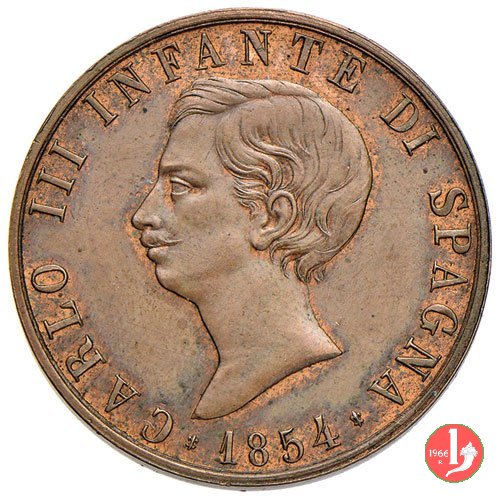 5 centesimi 1854 (Parma)