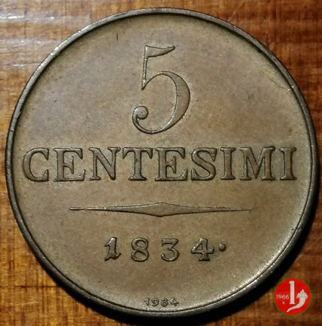 5 centesimi 1984 (Johnson)