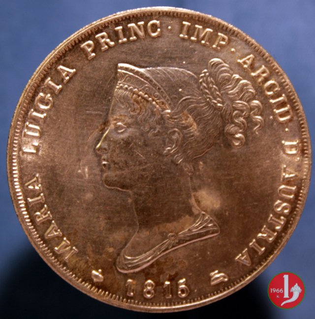 5 lire o scudo 1815