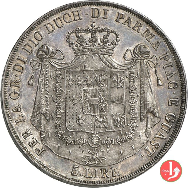 5 lire o scudo 1821 (Milano)