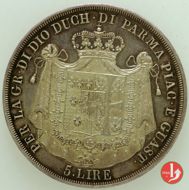 5 lire o scudo 1832 (Johnson)