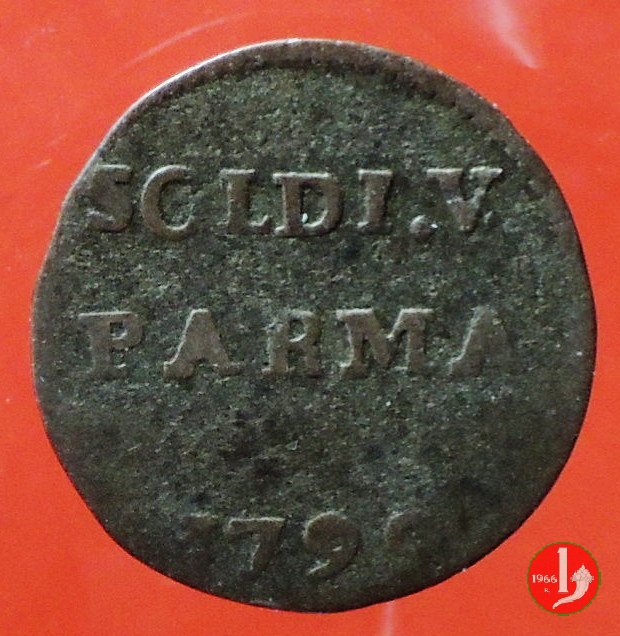 5 soldi o quarto di lira 1799 (Parma)