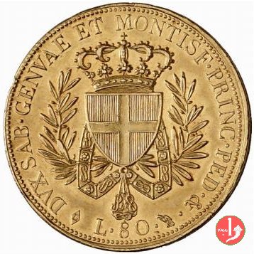 80 lire 1821 (Torino)