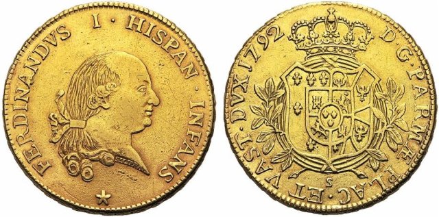 8 doppie di Parma 1792 (Parma)