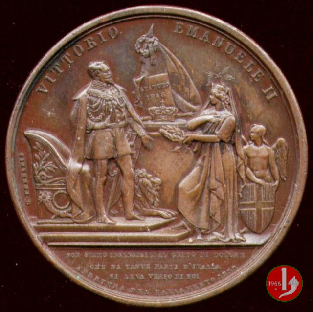 Apertura del Parlamento Italiano 1859 (Torino)