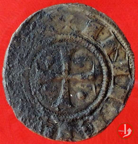 Denaro Imperiale con il castello 1313-1322 (Parma)