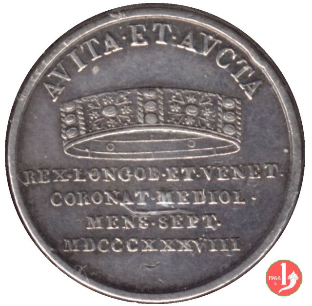 Medaglia dell'Incoronazione 1838 (Milano)