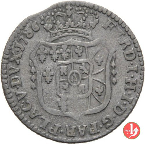 Mezza lira di Parma 1786 (Parma)