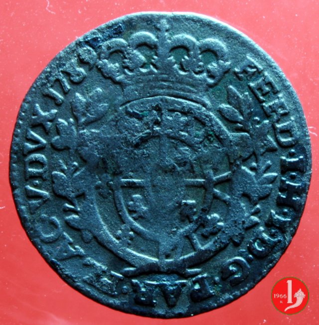 Mezza lira di Parma 1789 (Parma)