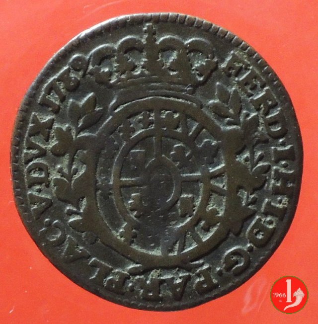 Mezza lira di Parma 1789 (Parma)