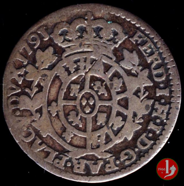 Mezza lira di Parma 1791 (Parma)