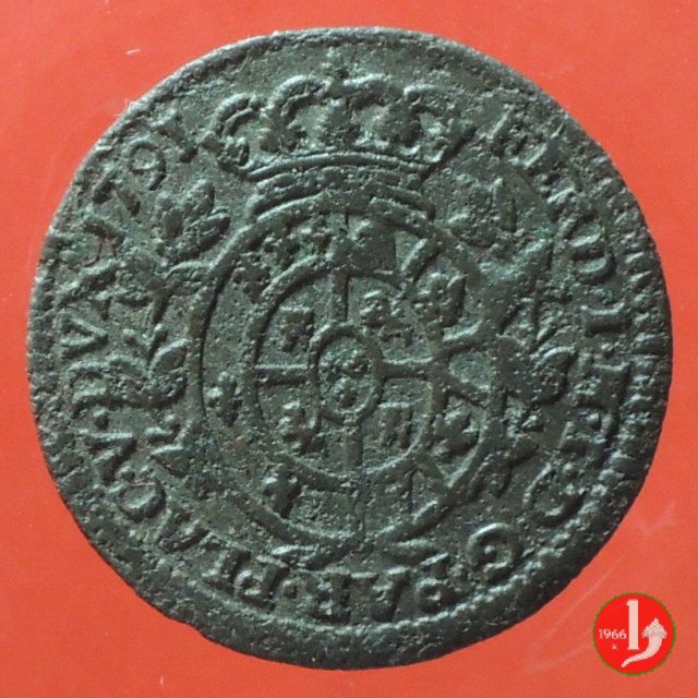 Mezza lira di Parma 1791 (Parma)