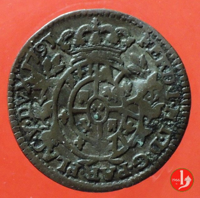 Mezza lira di Parma 1791 (Parma)