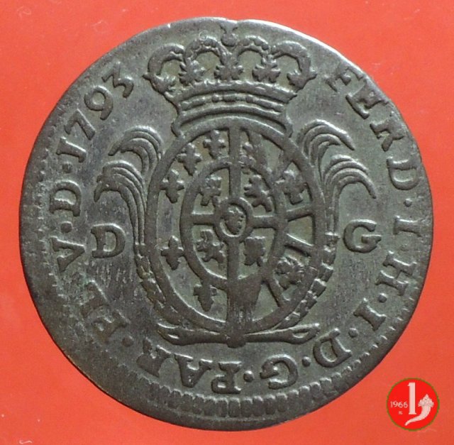 Mezza lira di Parma 1793 (Parma)