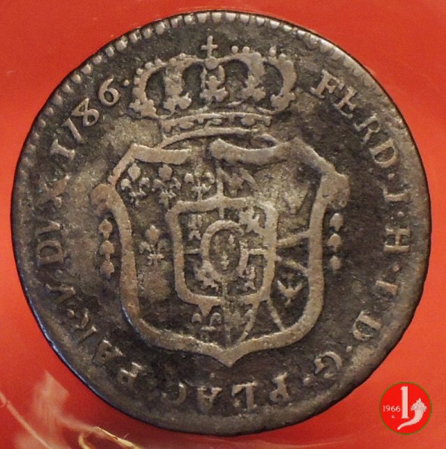 Mezza lira di Piacenza 1786 (Parma)