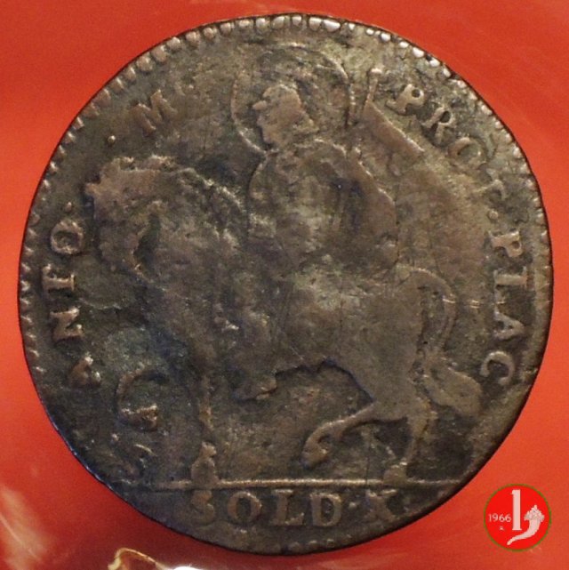 Mezza lira di Piacenza 1786 (Parma)