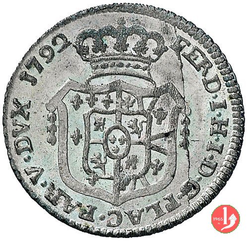 Mezza lira di Piacenza 1792 (Parma)