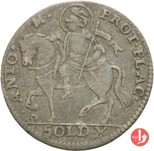 Mezza lira di Piacenza 1792 (Parma)