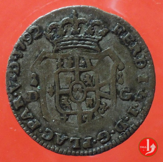 Mezza lira di Piacenza 1792 (Parma)