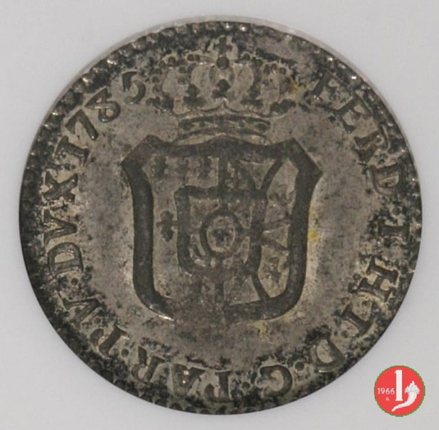 5 soldi o quarto di lira 1785 (Parma)