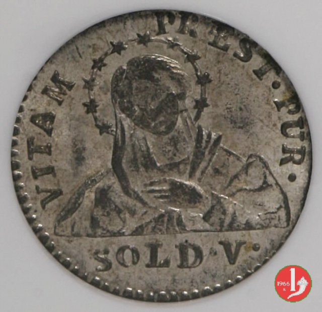 5 soldi o quarto di lira 1785 (Parma)