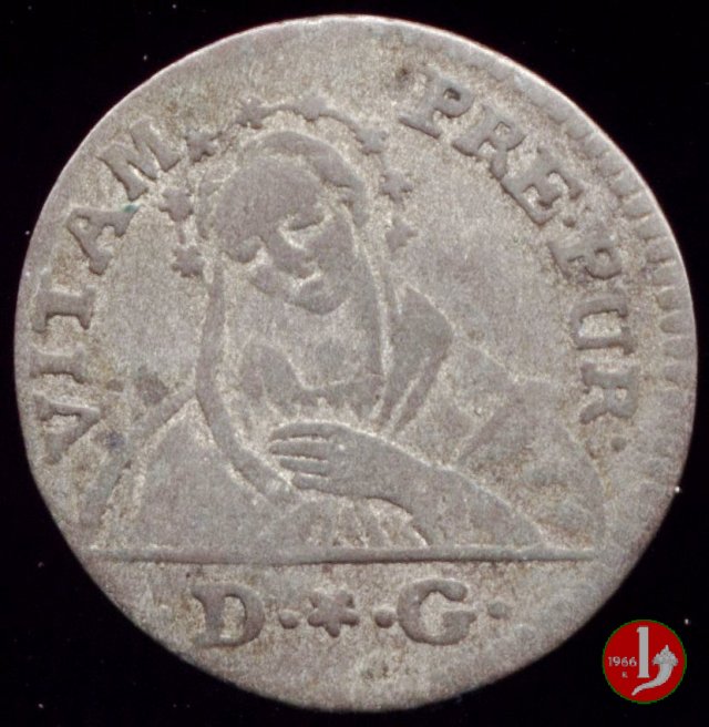 5 soldi o quarto di lira 1792 (Parma)