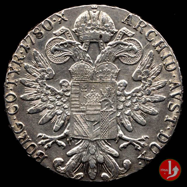 Tallero 1780 di convenzione 1935-1941 (Roma)