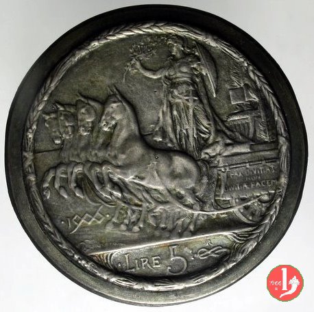 progetto 5 lire "quadriga veloce" 1906 (Johnson)