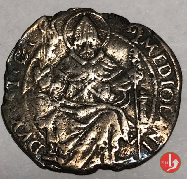 Grosso regale da 6 soldi (tipo con Santo) 1500-1512 (Milano)