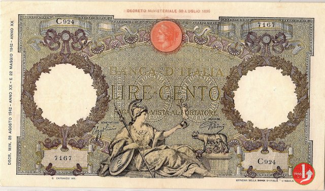 100 Lire Capranesi "Roma" 1942