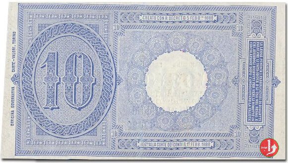 10 Lire 1923