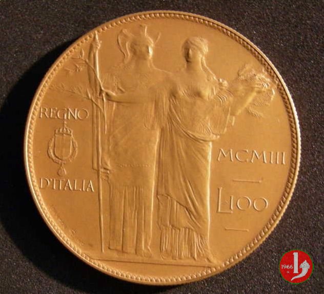 progetto 100 lire 1903 1903 (Johnson)