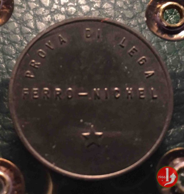 prova 50 centesimi in ferro e nichelio 1918 1918 (Roma)