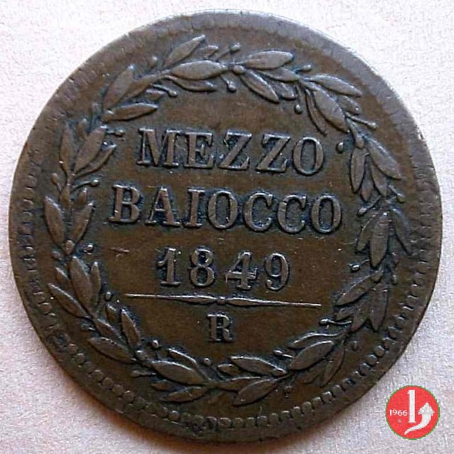 1/2 baiocco 1849 (Roma)