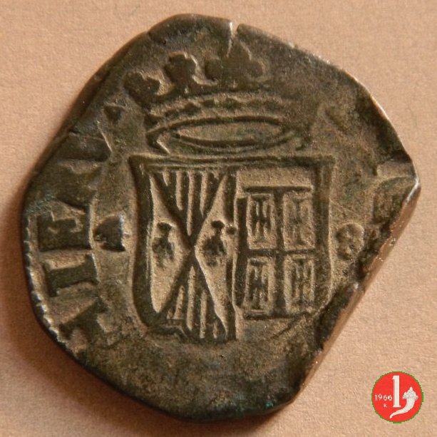 Grano con stemma a lati dritti, curvi ed ornati 1648 (Napoli)