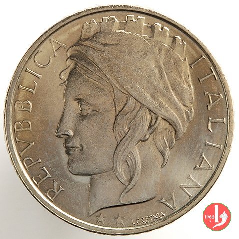 100 lire Italia turrita 1996 (Roma)
