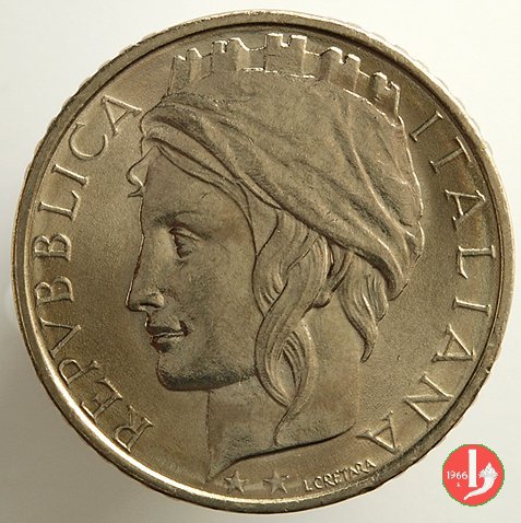 100 lire Italia turrita 1999 (Roma)