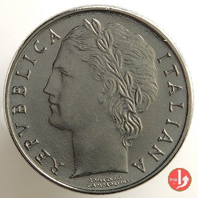 100 lire Minerva modulo ridotto 1991 (Roma)