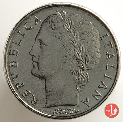 100 lire Minerva modulo ridotto 1992 (Roma)
